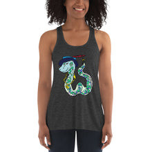Load image into Gallery viewer, Snake Women's Flowy Racerback Tank