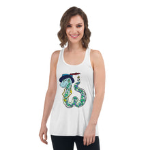 Load image into Gallery viewer, Snake Women's Flowy Racerback Tank