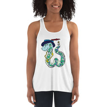 Load image into Gallery viewer, Snake Women's Flowy Racerback Tank
