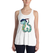 Load image into Gallery viewer, Snake Women's Flowy Racerback Tank