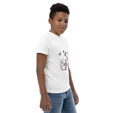 Load image into Gallery viewer, Love Bunny Youth jersey t-shirt