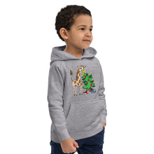 Load image into Gallery viewer, Giraffe Tree Kids eco hoodie
