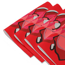 Load image into Gallery viewer, Red Poinsettia Placemat Set
