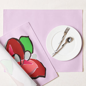 Selago Poinsettia Placemat Set