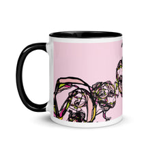Load image into Gallery viewer, Graffiti Flower Mug with Color Inside
