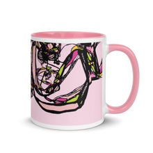 Load image into Gallery viewer, Graffiti Flower Mug with Color Inside
