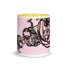 Load image into Gallery viewer, Graffiti Flower Mug with Color Inside
