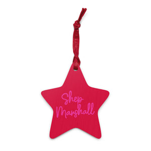 Red Run Deer MC Wooden ornaments