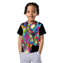 Load image into Gallery viewer, Zebra Kids crew neck t-shirt
