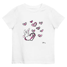 Load image into Gallery viewer, Love Bunny Organic cotton kids t-shirt
