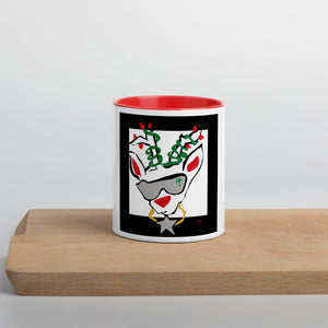 Run Deer MC Mug with Red Inside