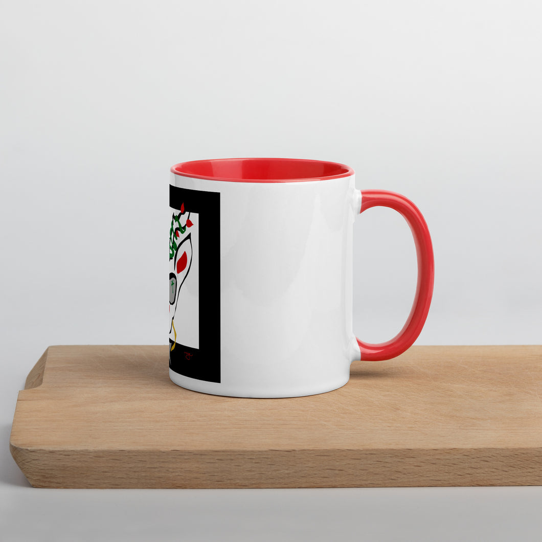 Run Deer MC Mug with Red Inside